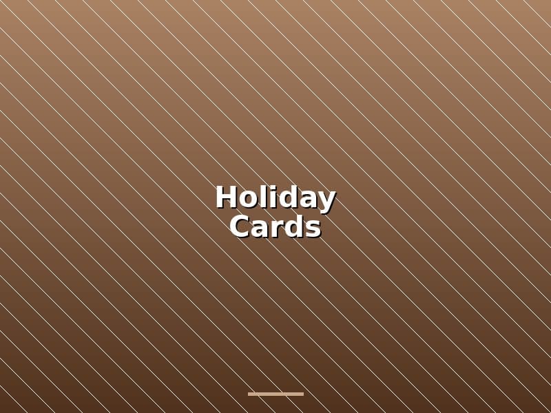 Holiday & Bayram Cards