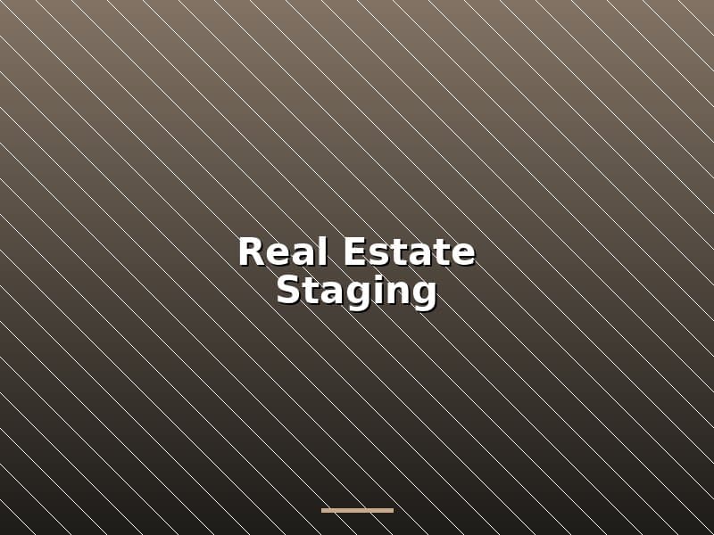 Real Estate Virtual Staging